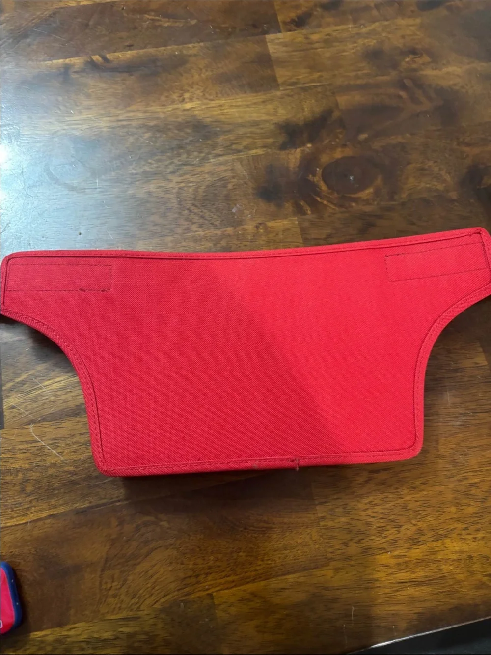 Calvin Klein Jeans Red and Black Messenger Bag with Cream Logo Patch